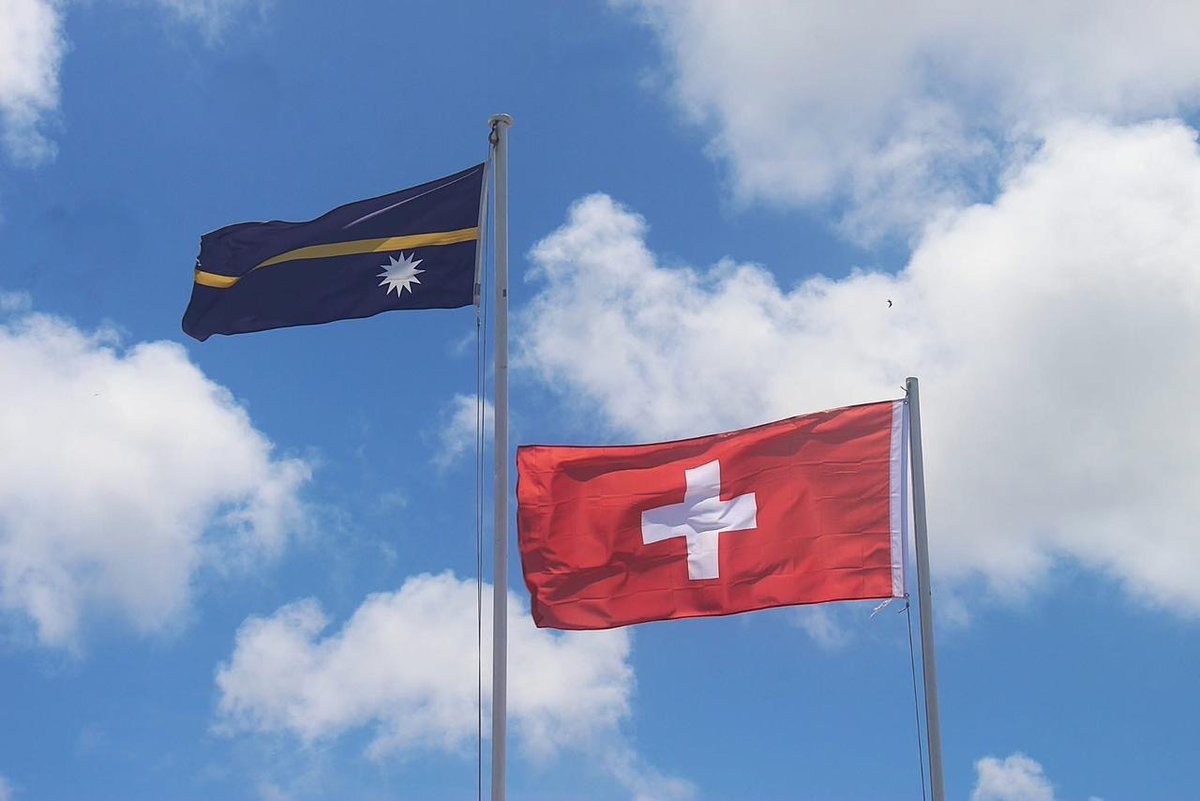 Embassy of Switzerland in Australia (@swissembassyaus) on Twitter photo On May 14, Ambassador Barbara Gonzenbach had the honour of presenting her credentials as Switzerland‘s Ambassador to <a href="/Republic_Nauru/">Republic of Nauru</a> .
She was welcomed by the President of the Republic of Nauru, His Excellency David Adeang, for the official presentation of her Letter of Credence. On May 14, Ambassador Barbara Gonzenbach had the honour of presenting her credentials as Switzerland‘s Ambassador to <a href="/Republic_Nauru/">Republic of Nauru</a> .
She was welcomed by the President of the Republic of Nauru, His Excellency David Adeang, for the official presentation of her Letter of Credence.
