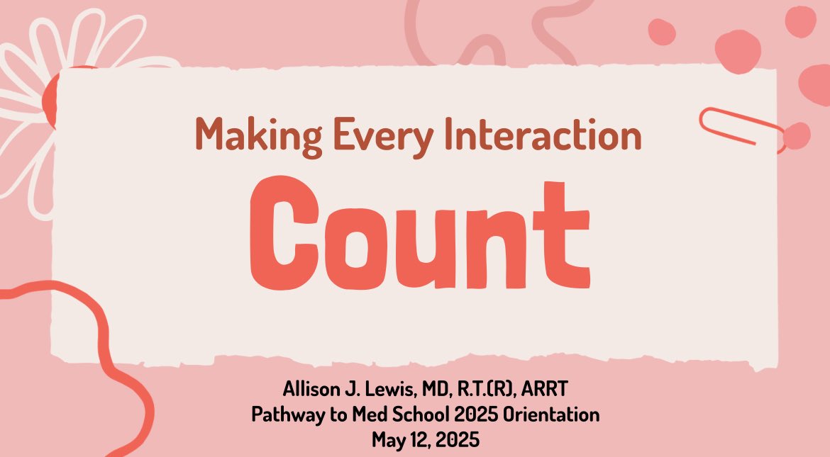 Allison Lewis MD, R.T.(R), ARRT (@xraytechdoc) on Twitter photo Thank you <a href="/SOWEGA_AHEC/">SOWEGA-AHEC</a> for the opportunity to speak to the PTMS 25’ class on Maximizing Interactions during their intensive Summer experience. As an alumni, I enjoyed reflecting on how impactful this program was to my success becoming a physician. #premed Thank you <a href="/SOWEGA_AHEC/">SOWEGA-AHEC</a> for the opportunity to speak to the PTMS 25’ class on Maximizing Interactions during their intensive Summer experience. As an alumni, I enjoyed reflecting on how impactful this program was to my success becoming a physician. #premed