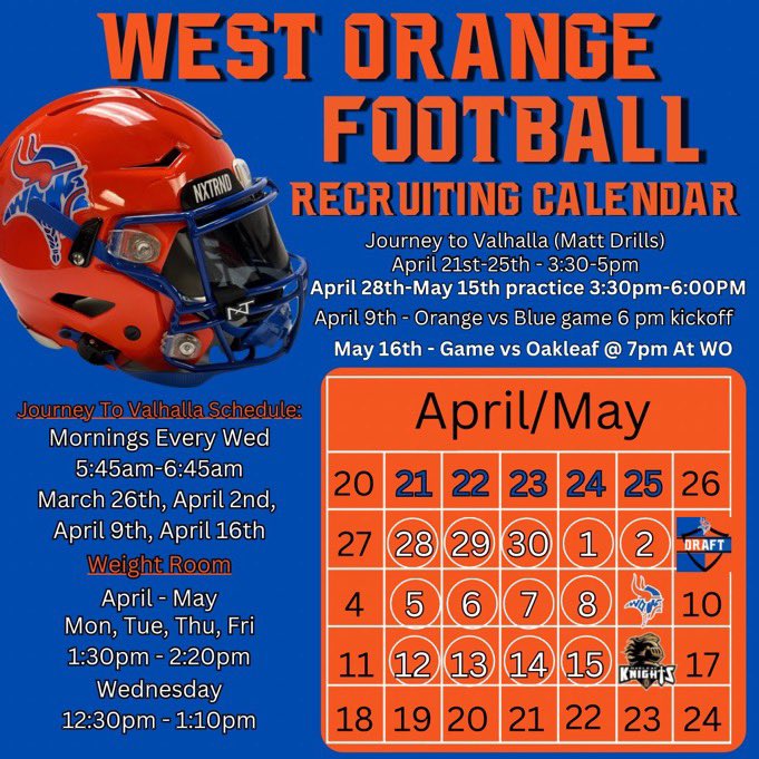 AJ Chung (@ajchungqb) on Twitter photo COLLEGE COACHES โผ๏ธโผ๏ธ Thank you to all who have come by to recruit <a href="/WestOrangeFB1/">West Orange Football</a> players!! But there are still some names that are absolute ballers that are highly under-recruited!!!!! For the last couple of days of spring come by and check these guys out!!
WR- <a href="/Edison_Delgado5/">Edison โSlick Rickโ Delgado</a> COLLEGE COACHES โผ๏ธโผ๏ธ Thank you to all who have come by to recruit <a href="/WestOrangeFB1/">West Orange Football</a> players!! But there are still some names that are absolute ballers that are highly under-recruited!!!!! For the last couple of days of spring come by and check these guys out!!
WR- <a href="/Edison_Delgado5/">Edison โSlick Rickโ Delgado</a>