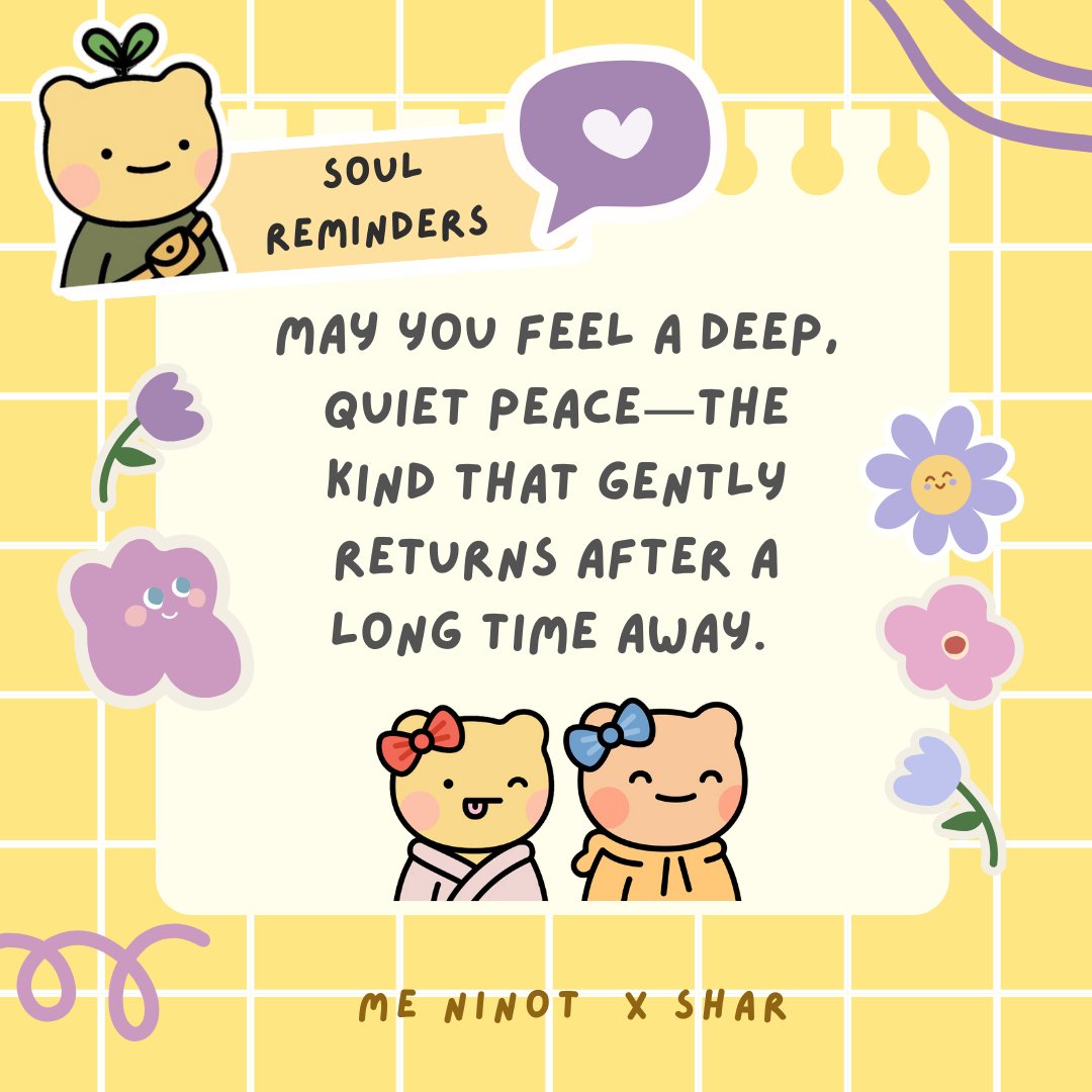 NinotMe's tweet photo. 💜 My hope for you… featuring @0xShar 
May this new day bring you a feeling of deep peace—the kind you haven’t felt in a long time.
 You deserve rest, healing, and all the softness this world can offer.
 #Wondercards #LupusAwareness #MayInPurple #Kindness #Healing https://t.co/r0oZj5BSHC