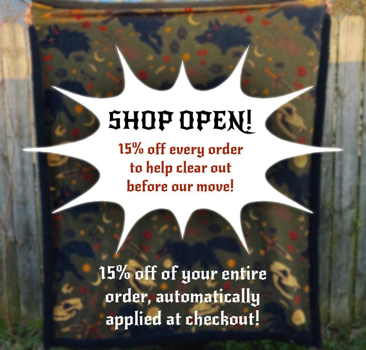 Moth_Sprout's tweet image. 15% OFF YOUR ENTIRE ORDER, AUTO-APPLIED AT CHECKOUT!
Trying to clear out as much merch as possible before our big more to Oregon.
The bigger the order the better! You save more money, we have to pack less!
SOLD OUT ITEMS WILL NOT BE RESTOCKING UNTIL FALL 2025!
๐โฌ๏ธ