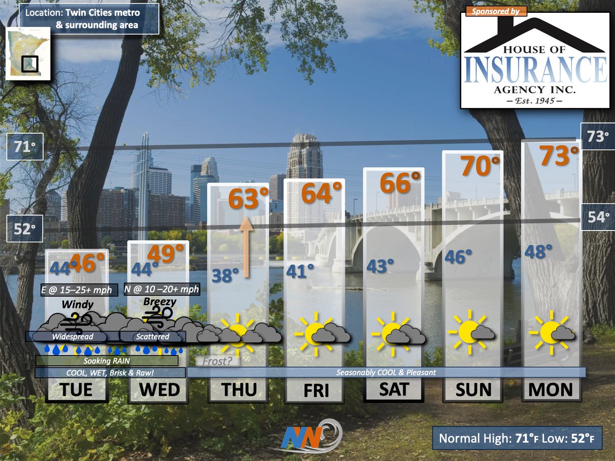 If comfortable days &amp; COOL, crisp nights are your thing, you are going to love the next 7 days. Once we get some sun, it is going to feel good out there. This will prove to be a beautiful Memorial Day weekend. Here is your extended outlook.