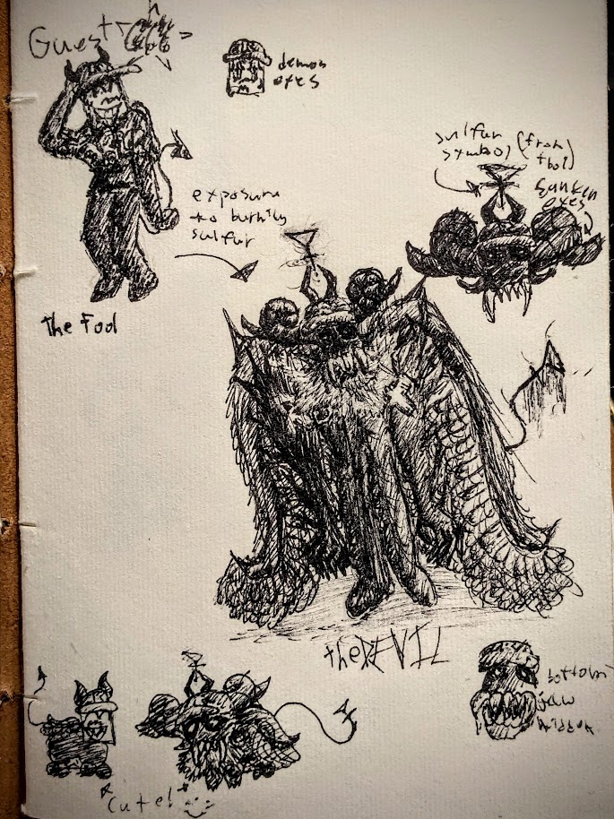 'The Demon of Sulfur' a Guest 666 concept.
big inspiration from #HelloJohnDoe. This is from a bit ago cuz I want to start posting stuff. #hjd #robloxart