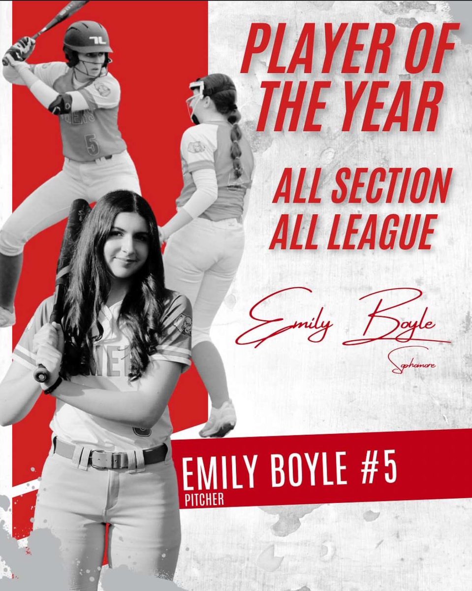 Honored to be recognized alongside so many talented players! Ended the regular school season with 83 SO in 72 IP, 1.167 ERA, and .148 BAA having faced some tough competition. Looking forward to Sectionals!  <a href="/Ritg16uLieto/">RITG 16u National Lieto/Lotti</a> <a href="/Frank_Lieto/">Frank Lieto</a> <a href="/DougVroman/">Doug Vroman</a> <a href="/SomersSoftball2/">Somers Softball</a> <a href="/TuskerAthletics/">Somers Athletics</a>