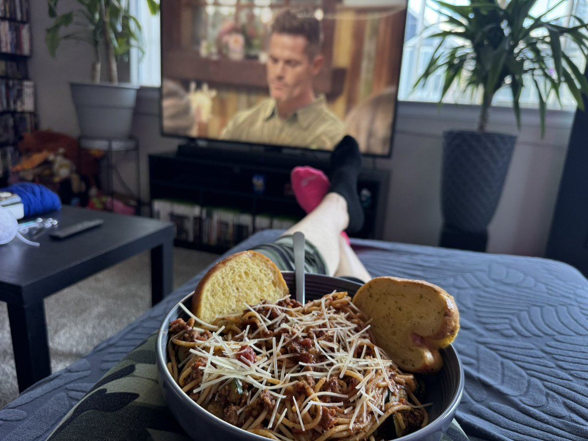 Spaghetti with roasted zucchini