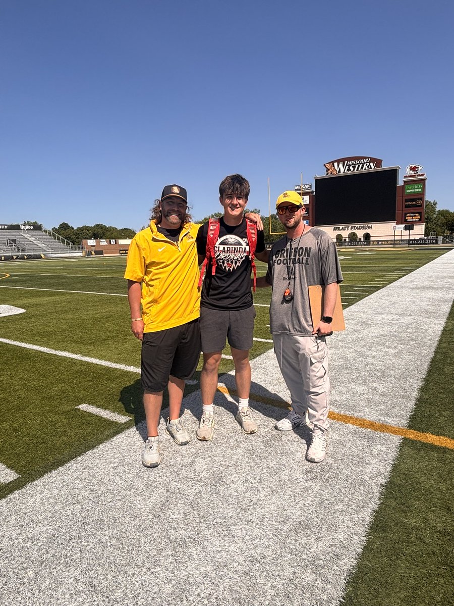 Sam Kline (@samwkline) on Twitter photo I had a great time competing at <a href="/MWSU_Football/">Missouri Western Football</a> Special Teams Camp. I was fortunate to be the top charting Long Snapper. Thanks to <a href="/coachmcquillan/">Coach McQuillan</a> and <a href="/SnyderKicking/">Coach Sean Snyder</a> for having me. <a href="/Connerhanafan82/">Conner Hanafan</a> <a href="/Coach_MThompson/">Matt Thompson</a> <a href="/Hunterh24/">Hunter Holmes</a> <a href="/TheChrisRubio/">Rubio Long Snapping®</a> <a href="/finchmachine96/">J. Finch</a> <a href="/Clarindafball/">Clarinda Football</a> I had a great time competing at <a href="/MWSU_Football/">Missouri Western Football</a> Special Teams Camp. I was fortunate to be the top charting Long Snapper. Thanks to <a href="/coachmcquillan/">Coach McQuillan</a> and <a href="/SnyderKicking/">Coach Sean Snyder</a> for having me. <a href="/Connerhanafan82/">Conner Hanafan</a> <a href="/Coach_MThompson/">Matt Thompson</a> <a href="/Hunterh24/">Hunter Holmes</a> <a href="/TheChrisRubio/">Rubio Long Snapping®</a> <a href="/finchmachine96/">J. Finch</a> <a href="/Clarindafball/">Clarinda Football</a>