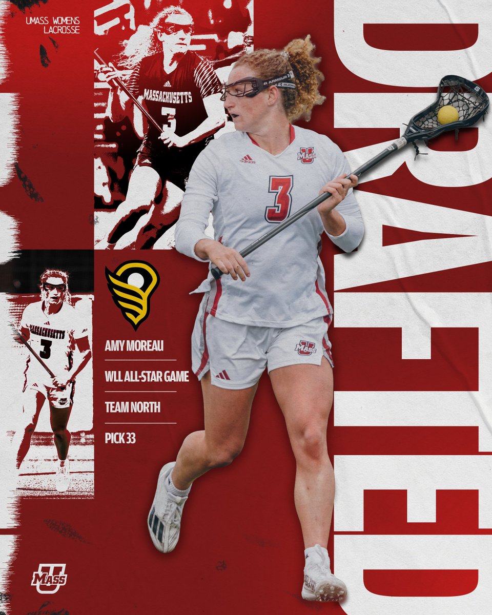 UMass Women's Lacrosse (@umasslacrosse) on Twitter photo 𝑨𝒎𝒚 🤝 𝑨𝒍𝒍-𝑺𝒕𝒂𝒓
Alum Amy Moreau is headed to Kansas City for the <a href="/Maybelline/">Maybelline New York</a> WLL All-Star Game on July 4th!!
#Flagship🚩 𝑨𝒎𝒚 🤝 𝑨𝒍𝒍-𝑺𝒕𝒂𝒓
Alum Amy Moreau is headed to Kansas City for the <a href="/Maybelline/">Maybelline New York</a> WLL All-Star Game on July 4th!!
#Flagship🚩