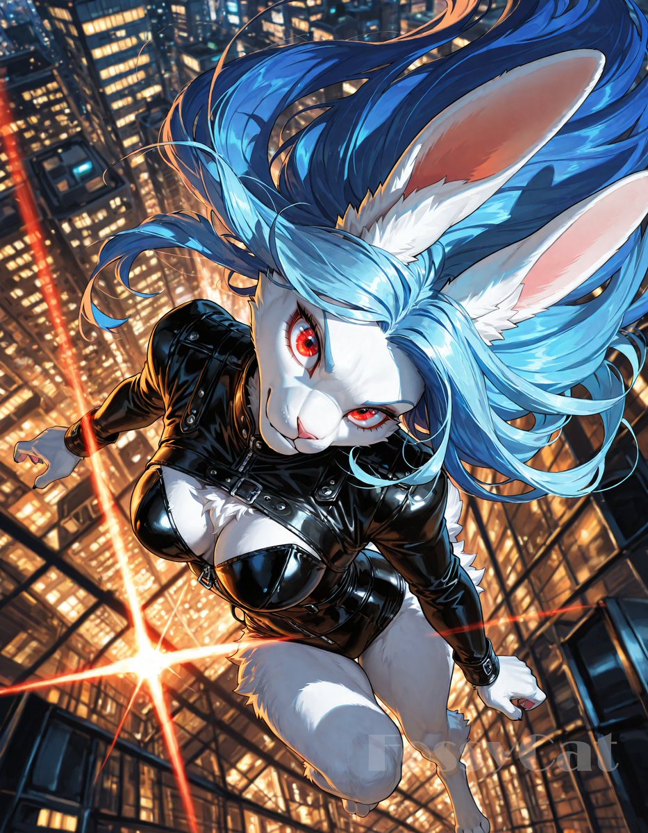 Lovely Bunneh Gal (appreciation piece for <a href="/FurryBuns/">Furry Buns</a>)

Made some 'thank you' pieces for <a href="/FurryBuns/">Furry Buns</a>, <a href="/IndigoMaximus/">Indigo Max 🔞</a> and #MoFoxxies for helping me out.

#aifurryart #aifurryartist #aiartcommunity #sexyfur #stablediffusion #furry #furryart #anthro #bunny #rabbit