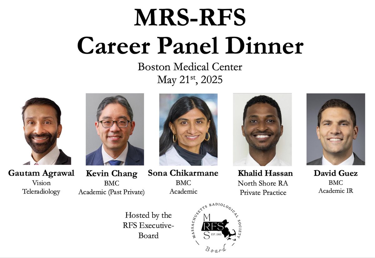 Massachusetts Radiological Society RFS tweet media