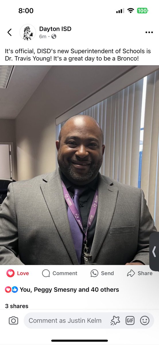 Justin Aaron (@justinaaronuh91) on Twitter photo It’s official! Dr. <a href="/TravisOYoung/">Dr. Travis Young</a> is the new Superintendent of <a href="/daytonbroncos1/">DaytonBroncos1</a>
We’re so proud of you. It’s official! Dr. <a href="/TravisOYoung/">Dr. Travis Young</a> is the new Superintendent of <a href="/daytonbroncos1/">DaytonBroncos1</a>
We’re so proud of you.