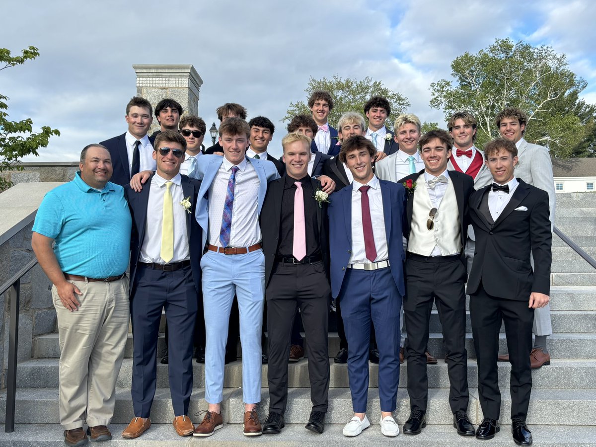 The baseball boys clean up well! Prom night! #rollsaints