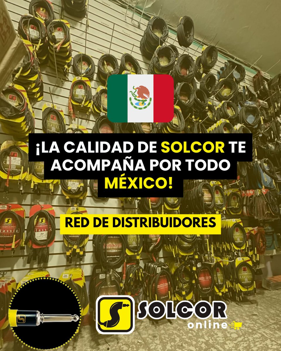 Conoce nuestra red de distribuidores autorizados:

solcoraudio.com/distribuidores/

#solcor #audio #cables