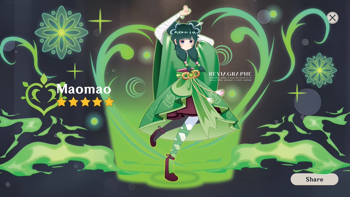 Maomao, Dendro vision holder from Liyue! 

#Crossover #GenshinImpact #KusuriyaNoHitorigoto #ApothecaryDiaries #薬屋のひとりごと #Maomao #猫猫 #art #artidn #illustration #artist