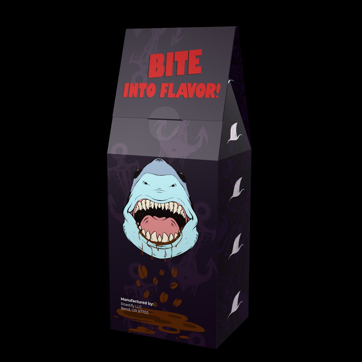 DrPerryfalls's tweet photo. I'm proud to announce my first release! This is the main coffee  which is a full bodied dark roast. I am going for a horror theme for upcoming roasts. Artwork is done by the fabulous @CapnBootz so go show her some love too! 

💜 Please support me! 💜

---> https://t.co/gM7QcvQXAb https://t.co/cxppu2WSSb