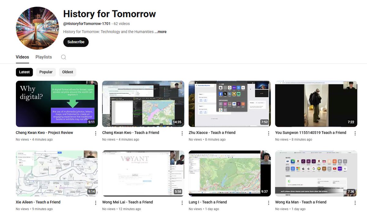 1st-year DH student final projects for this term: lots of interesting tutorials and reviews of DH projects to peruse: youtube.com/@HistoryforTom…