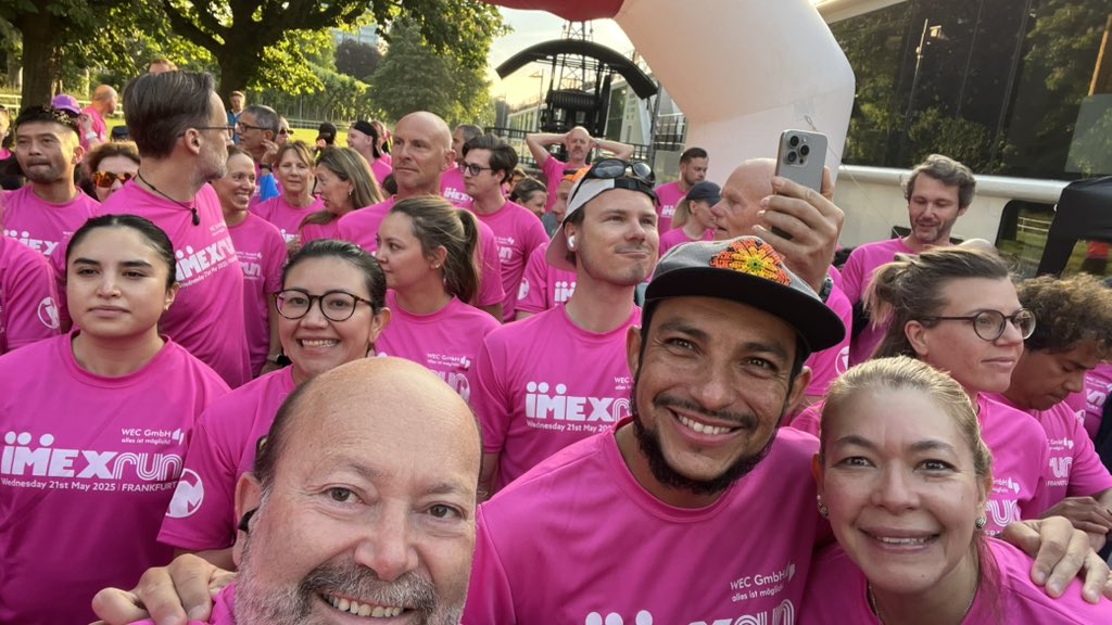 echaillo's tweet photo. Great collective energy at the 2025 #IMEXRun #IMEX25 ready for 2nd day of appointments , business meetings, and purposeful conversations https://t.co/meAlpMKzby