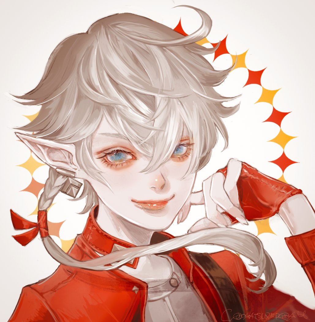 「自分はレキと自キャラばっかり描いてるので、グレイ=男性イラスト!ってイメージが(」|グレイのイラスト