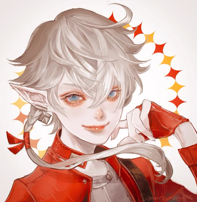 自分はレキと自キャラばっかり描いてるので、グレイ=男性イラスト!ってイメージが(自分中で)あったのですが ご依頼内容やリクエストをみると9割が 「グレイさんのメーティオンを見て」「アリゼーを見て」などで美少女系イラストなんですよね 美少女描いてて楽しいので、嬉しいです