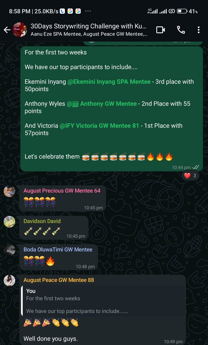 Kunam_Isemin's tweet image. How it started Vs. How it&apos;s going

Who will be the grand winner of my 30Days Storywriting Challenge 

#30DaysStorywritingChallengeWithKunamIsemin
#spacourse