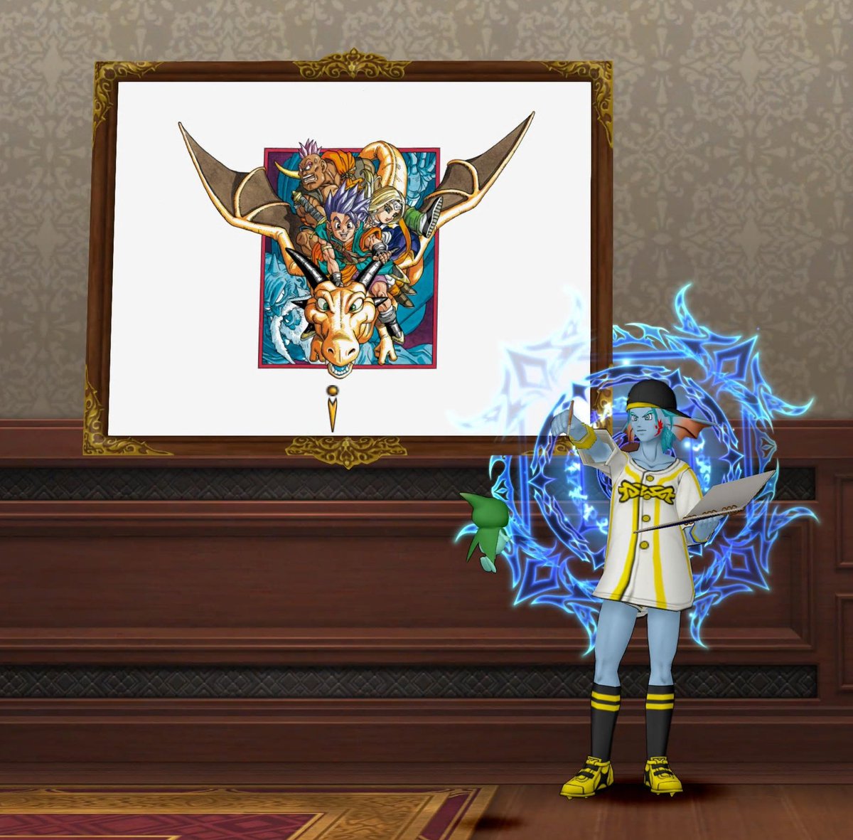 今日発売のVジャンプにドラクエⅥの壁掛絵が付いてた!
こんなの何かに告知あったっけ⁉️
#DQX #ドラクエX #ドラクエ10 #Vジャンプ