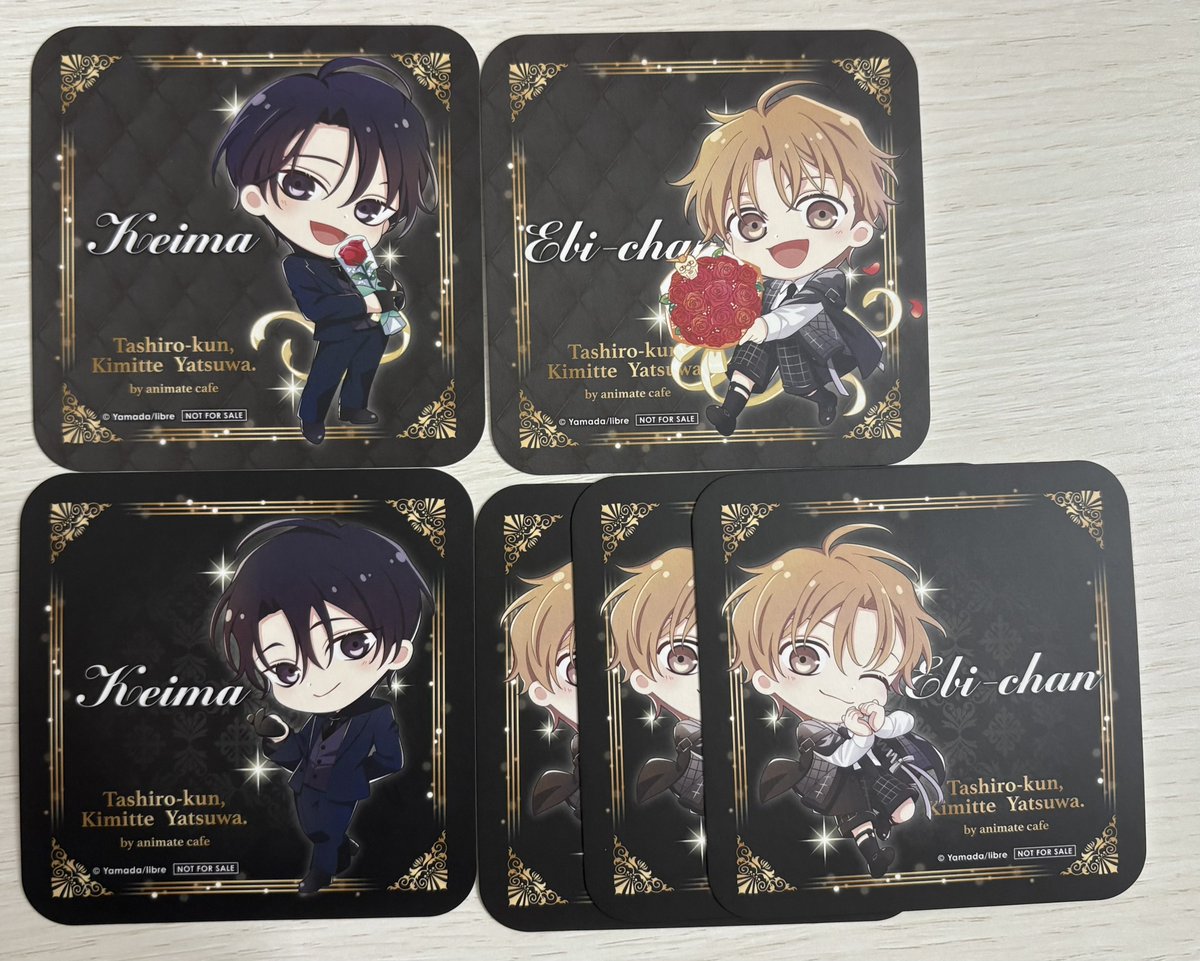 【交換】
鯛代くん、君ってやつは。
アニメイトカフェ コースター

譲:画像
求:同異種 瀬賀.差波
(過去ｸﾞｯｽﾞや、名刺.ｸﾘｱｶｰﾄﾞ等異種との交換可)

1点以上交換頂ける方には無償譲渡も可能です◎
名古屋手渡しor郵送

検索からでもお気軽にお声掛けください𓂃 𓈒𓏸