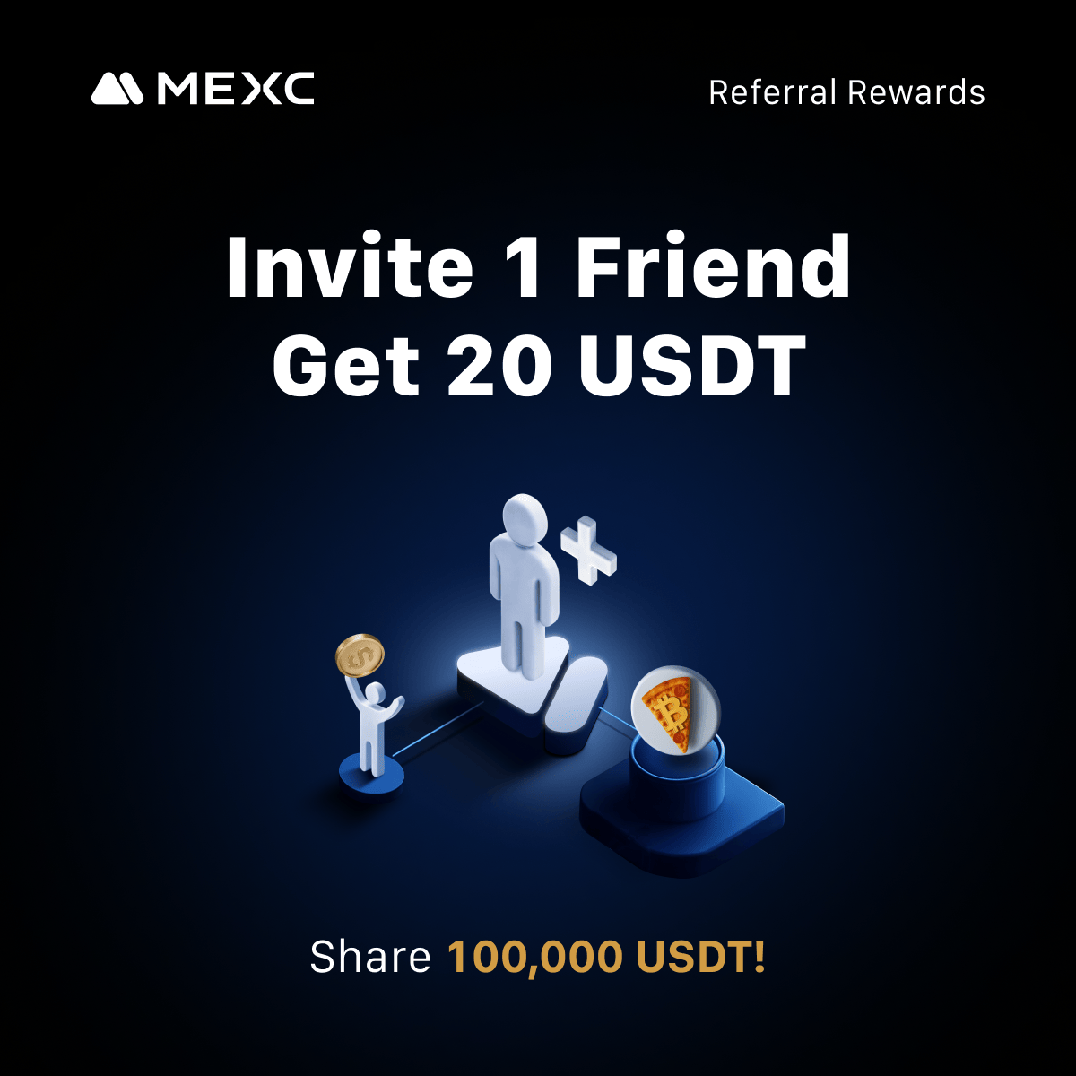 MEXC's tweet photo. 🤝 Bring a friend, get rewarded!

Still not in the #MEXCReferral event? You’re missing out on your share of $100,000 in real rewards.

📣 Invite now &amp; grab $20 $USDT for each valid referral!
👇 Start earning today: https://t.co/wlnHTBkKsj https://t.co/1CO1DPxMAX