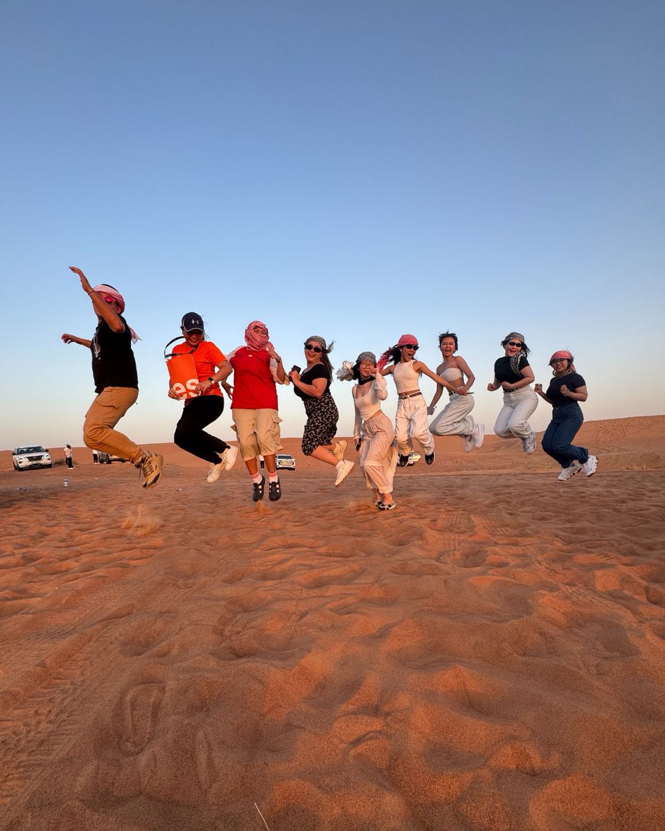 englishindubai's tweet image. Classroom vibes to desert drives! 🏜️☀️ Our students had an epic day of fun, laughter, and sand-filled memories at the Dubai Desert Safari. 

#DesertAdventure #ESDubai #TeamFun #DesertSafariDubai #ESExperience #Dubai