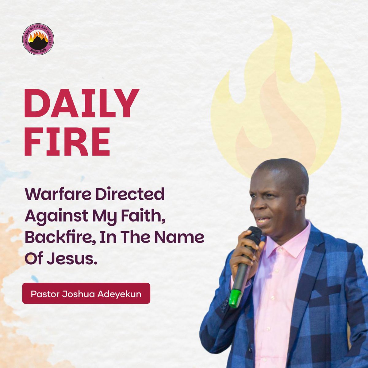 JAdeyekun's tweet image. Declare this with 🔥🔥🔥 and let your faith come alive.
#Exploitsoffaith #spiritualwarfare #mfm #zion.