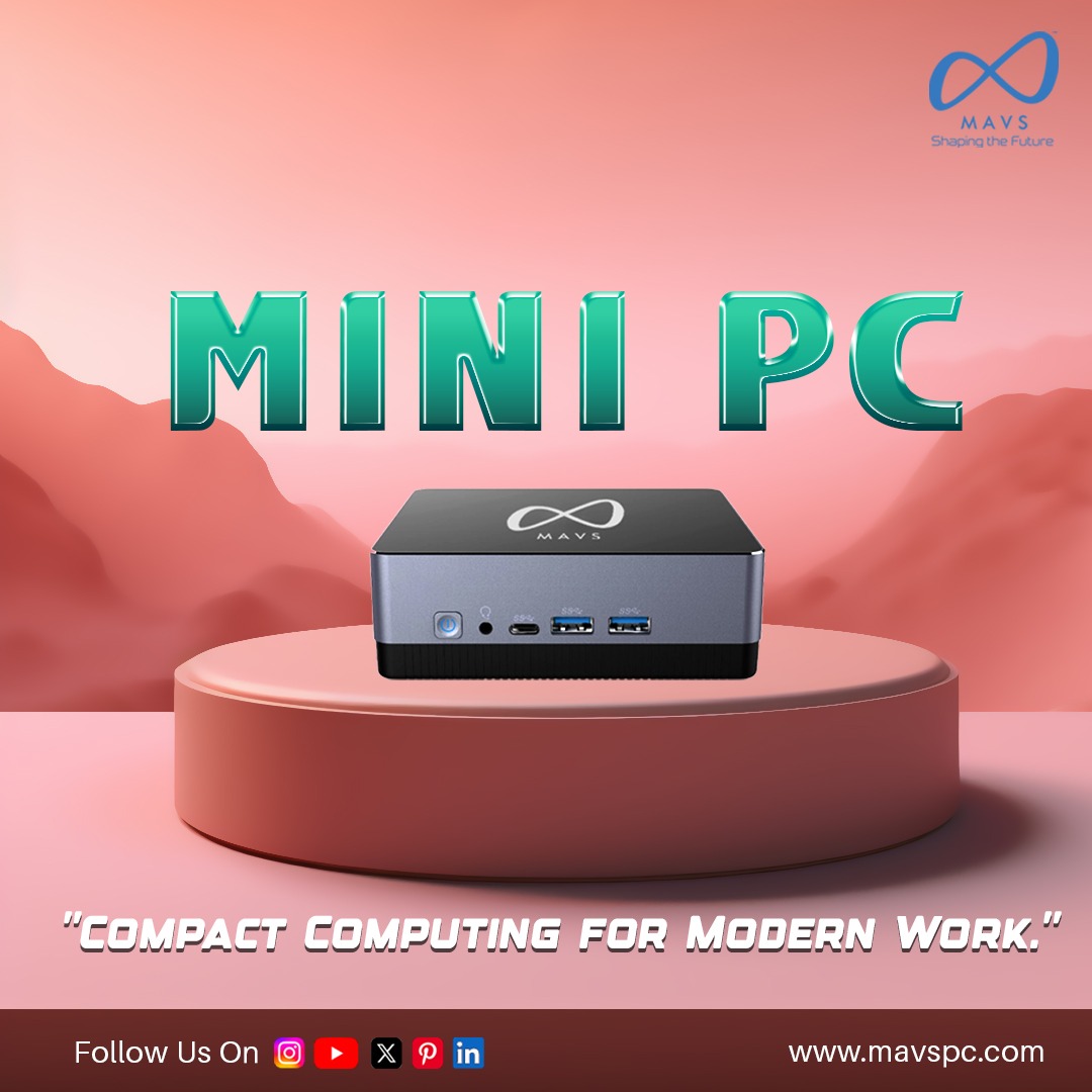 MavsPc's tweet image. Compact size. Powerful performance.
The MAVS Mini PC is built for modern work—efficient, reliable, and space-saving.
🔹 Sleek design
🔹 Minimal footprint
🔹 Maximum output
🔗 mavspc.com

#MAVS #MiniPC #CompactComputing #ShapingTheFuture #MAVSPC #MakeInIndia