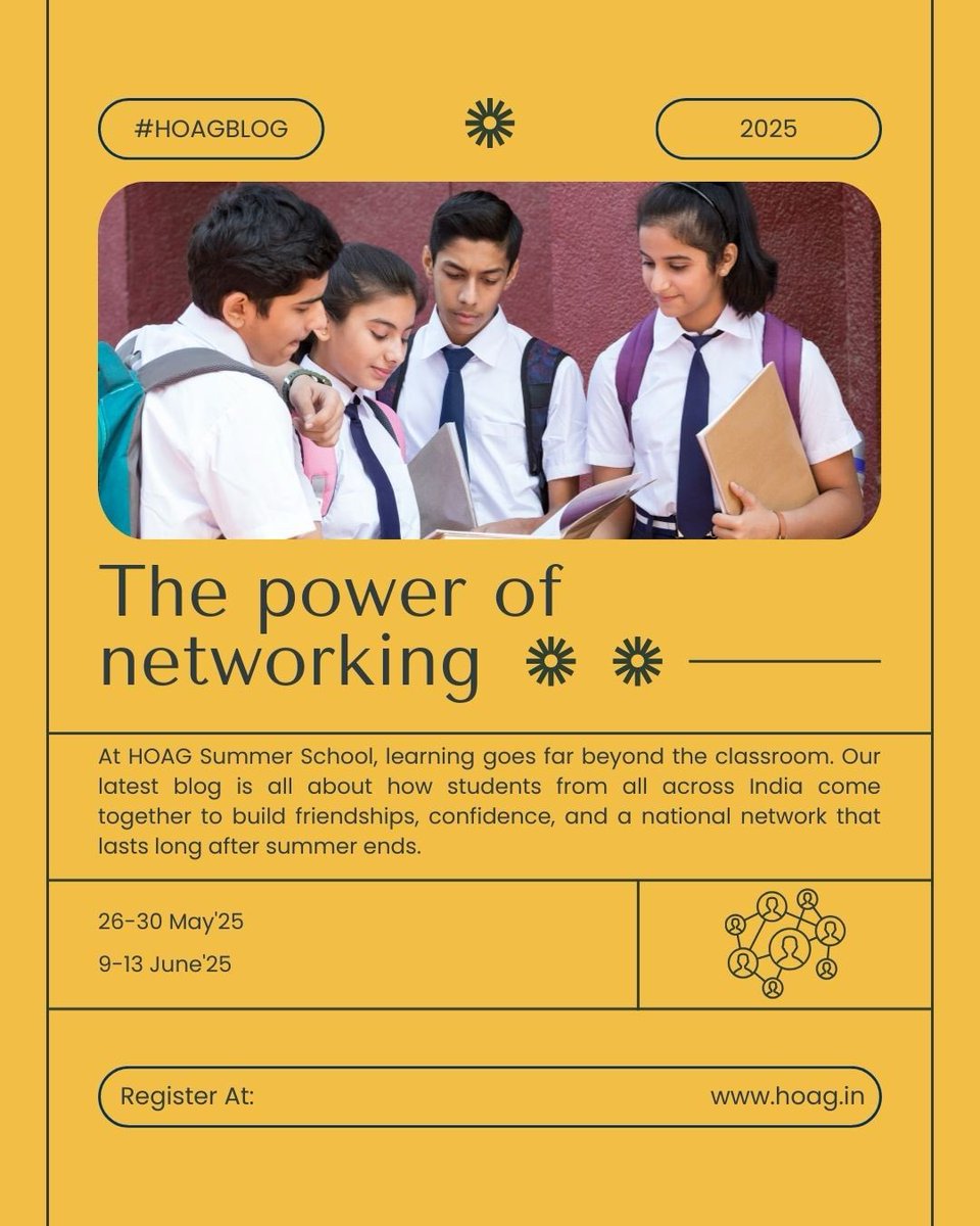 HOAGSTERS_'s tweet photo. At HOAG Summer School, students don’t just learn, they build lifelong friendships and a national network.

Check out our new blog on how connecting and collaborating at HOAG helps shape confident, future-ready leaders.

Read more: https://t.co/fQogT7WSnE

#HOAGSummerSchool https://t.co/SOron5rux7