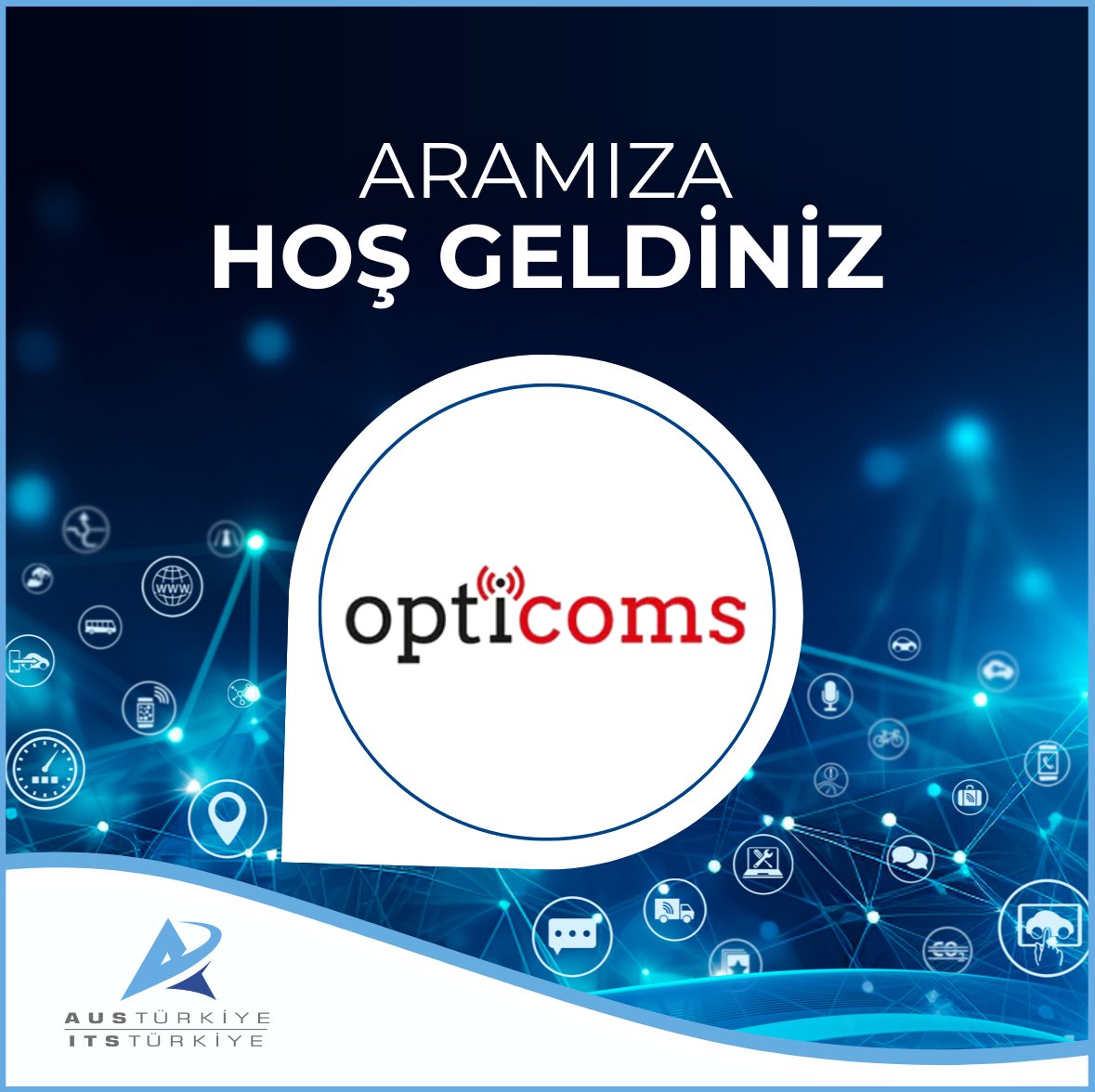 AUS Türkiye (ITS Türkiye) (@ausdertr) on Twitter photo AUS Ekosistem paydaşlarımızdan <a href="/opticoms/">Opticoms</a> <a href="/ausdertr/">AUS Türkiye (ITS Türkiye)</a>  üyelik başvurularını tamamlayarak derneğimizin üyesi olmuştur. Gün geçtikçe büyüyen ailemizle, ülkemizde AUS’un gelişmesi ve güçlenmesine katkı sağlamaya devam edeceğiz. Aramıza Hoşgeldiniz 🛜 AUS Ekosistem paydaşlarımızdan <a href="/opticoms/">Opticoms</a> <a href="/ausdertr/">AUS Türkiye (ITS Türkiye)</a>  üyelik başvurularını tamamlayarak derneğimizin üyesi olmuştur. Gün geçtikçe büyüyen ailemizle, ülkemizde AUS’un gelişmesi ve güçlenmesine katkı sağlamaya devam edeceğiz. Aramıza Hoşgeldiniz 🛜