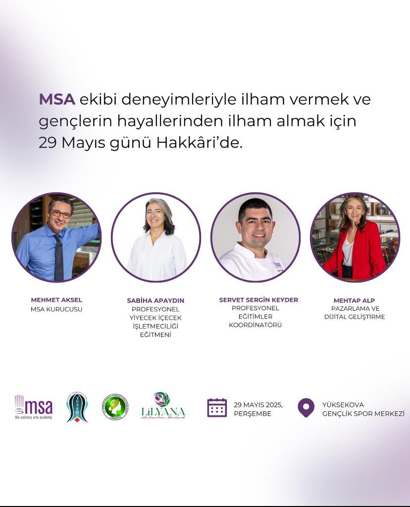 1- Odamız, Demeter Kadın Kooperatifi ve Lilyana Kadın Koopertifi işbirliğinde gastronomi alanında uzmanlaşmış Mutfak Sanatları Akademisini sizlerle buluşturuyoruz.
MSA (Mutfak Sanatları) 
Akademisi ekibi, deneyimleriyle ilham vermek ve gençlerin hayallerinden ilham almak amacıyla