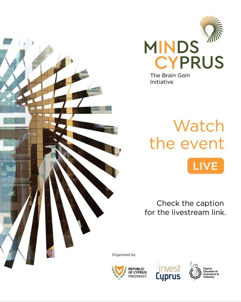 Η πρωτοβουλία «Minds in Cyprus» αποτελεί την έναρξη μιας εθνικής στρατηγικής για τον επαναπατρισμό ταλέντου, με στόχο τη μετάβαση της Κύπρου στην οικονομία της γνώσης, αξιοποιώντας το ανθρώπινο δυναμικό της διασποράς.

Η πρώτη εκδήλωση θα πραγματοποιηθεί στο Λονδίνο, στις 21