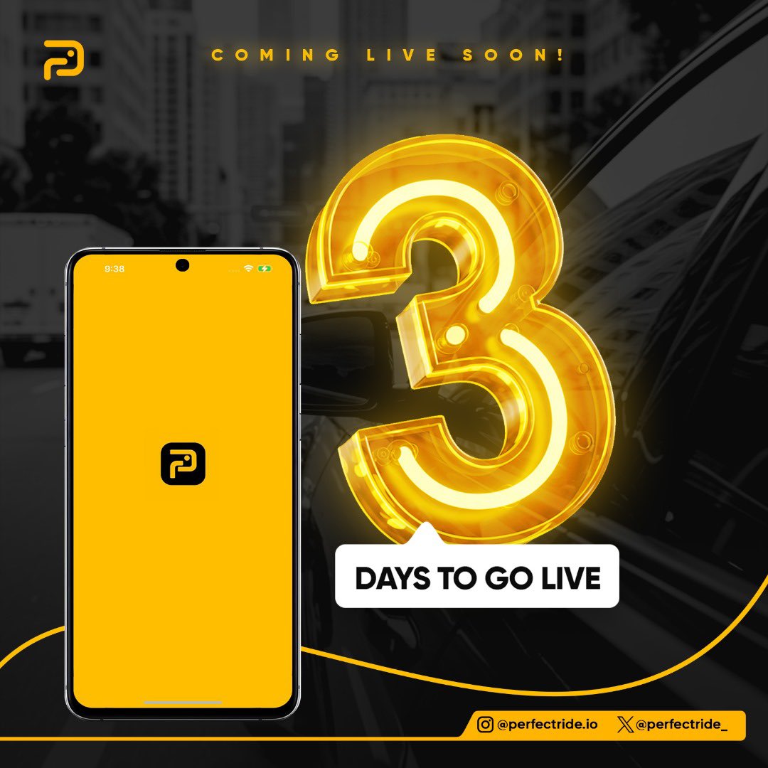 usePerfectRide's tweet photo. It’s 3 days to Go Live 🔥
#PerfectRide https://t.co/mftjMHXzAb