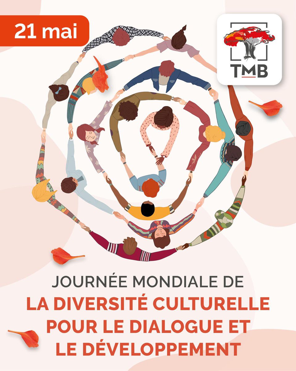 TMB_CD's tweet photo. La journée mondiale de la #diversité #culturelle pour le #dialogue et le développement célèbre la richesse des #cultures du monde et le rôle essentiel du dialogue interculturel pour la paix et le développement durable #VivreEnsemble #Culture4Development #RDC #Congo https://t.co/DvgMn3FvgH