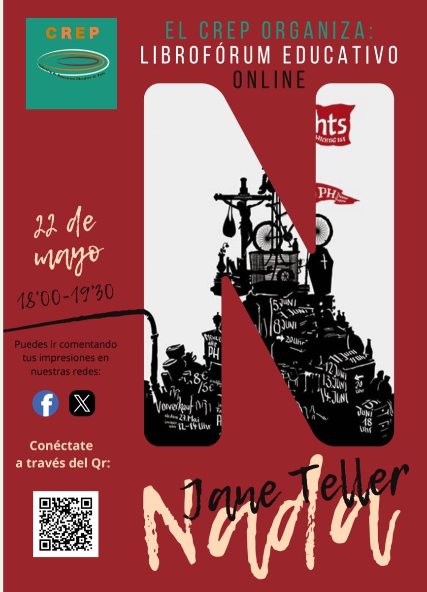 Fragmento de la novela " Nada": «El significado no se vende. O lo tienes o no lo tienes. El haber vendido el montón de significado hizo que éste perdiera su significado. Si es que lo había tenido alguna vez.»
calendar.google.com/calendar/u/0/s…