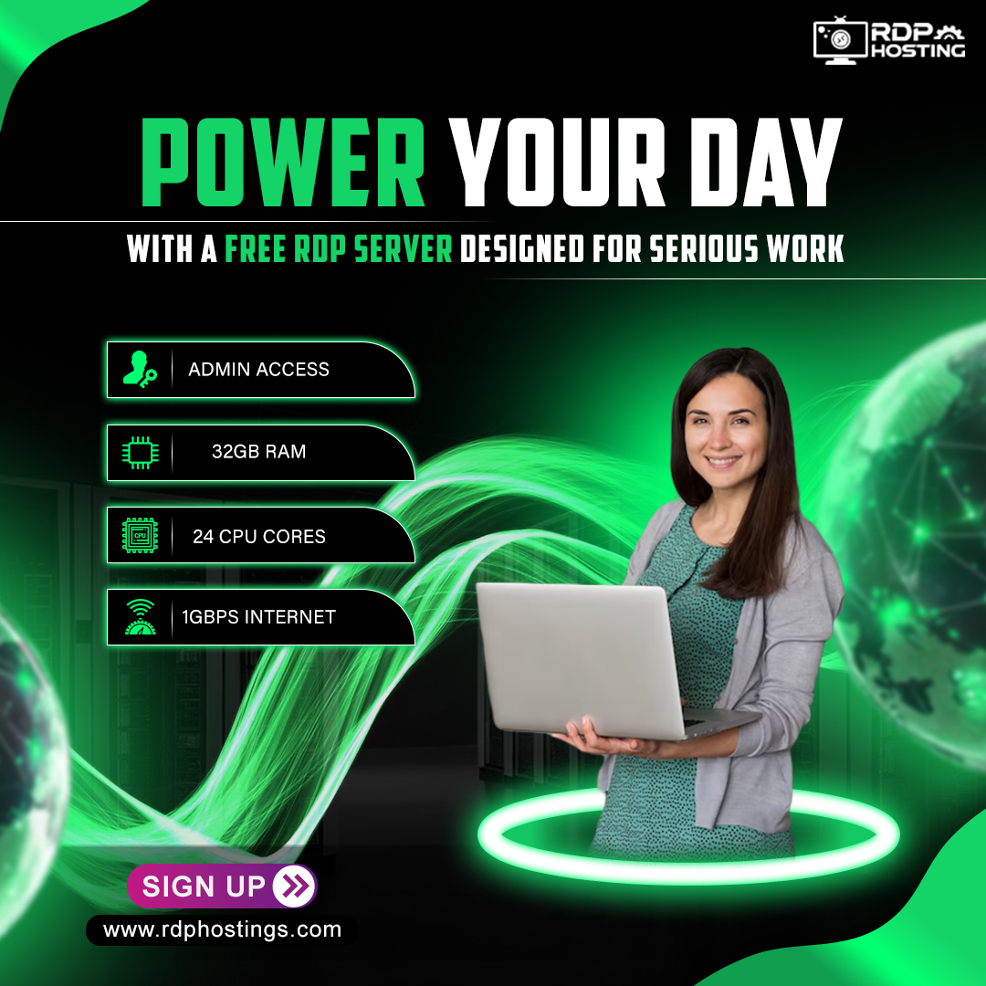 RdpHosting's tweet image. ⚡Power your day with a Free Windows💻 RDP Server designed for serious work. Get the specs 🧑‍💻you need and admin access you deserve, all without spending a Money.

❤️Grab the deal now- rdphostings.com/windows-rdp-se…

#Freerdp #windowsFreeRDP #Freeserver