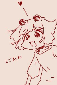 「ちかごろのらくがき1たぬきいちみ 」|うちうのイラスト