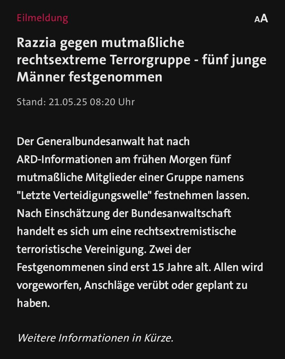 Die Gefahr kommt von rechts. Punkt.