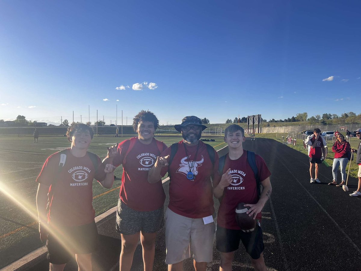 Awesome camp at <a href="/CMUMavsFootball/">Colorado Mesa Football</a> 
learned a lot and had great competition!