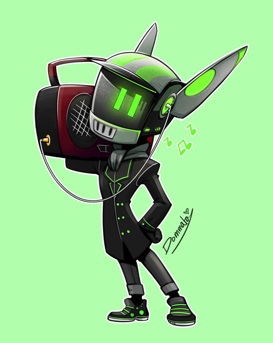 dommato1's tweet image. Did a lil bit of for fun art for @PARANOiDDJ1 🥰

It&apos;s been a while since I&apos;ve drawn the robo boy, so I thought I&apos;d give him a try again. C:

#RoboDJ
