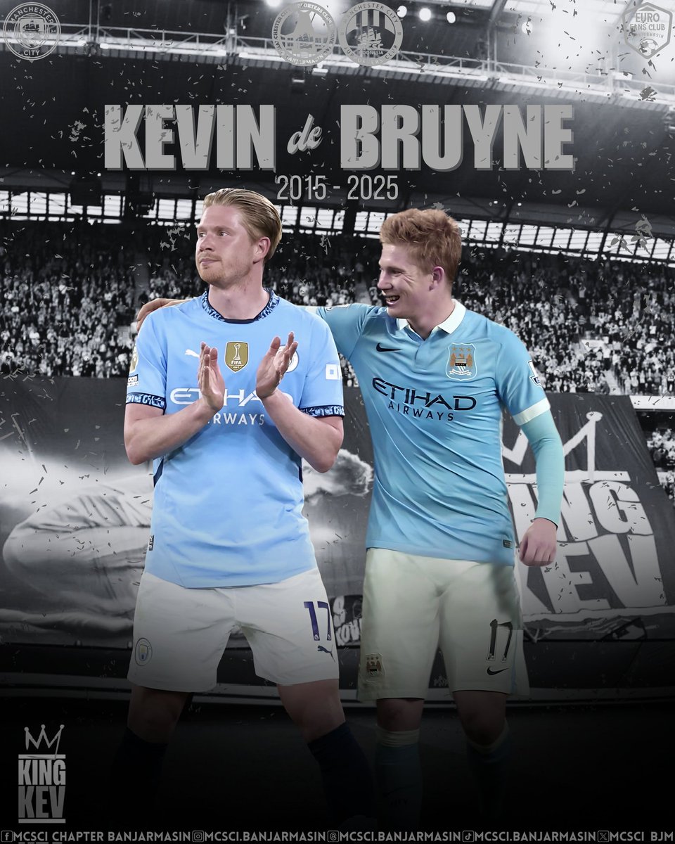 An incredible journey 😎 <a href="/KevinDeBruyne/">Kevin De Bruyne</a> <a href="/ManCity/">Manchester City</a>
#kevindebruyne #legend #mcscibjm #mcscindonesia #mancity #eurofansbanjarmasin #supersoccerbanjarmasin