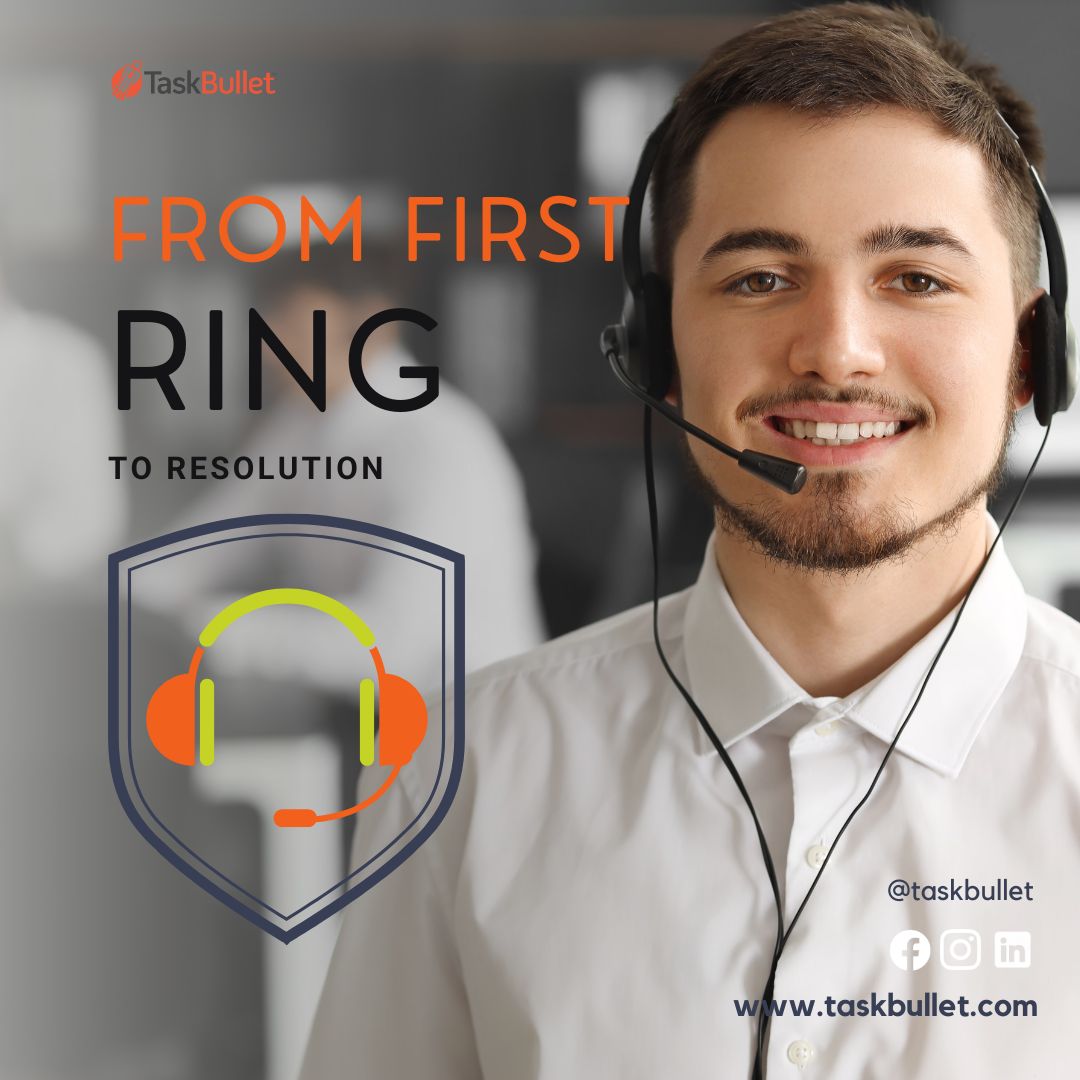 TaskBullet's tweet image. From first ring to resolution — TaskBullet has your customer support covered. 🛡️
#ProblemSolved #SupportTeam #Taskbullet