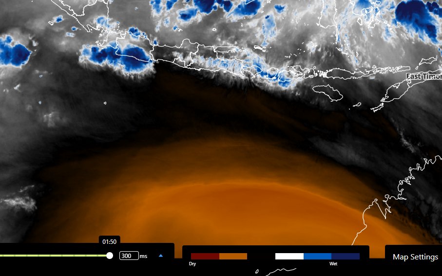 Sabar... udara kering dan dingin dari Australia sudah mendekat