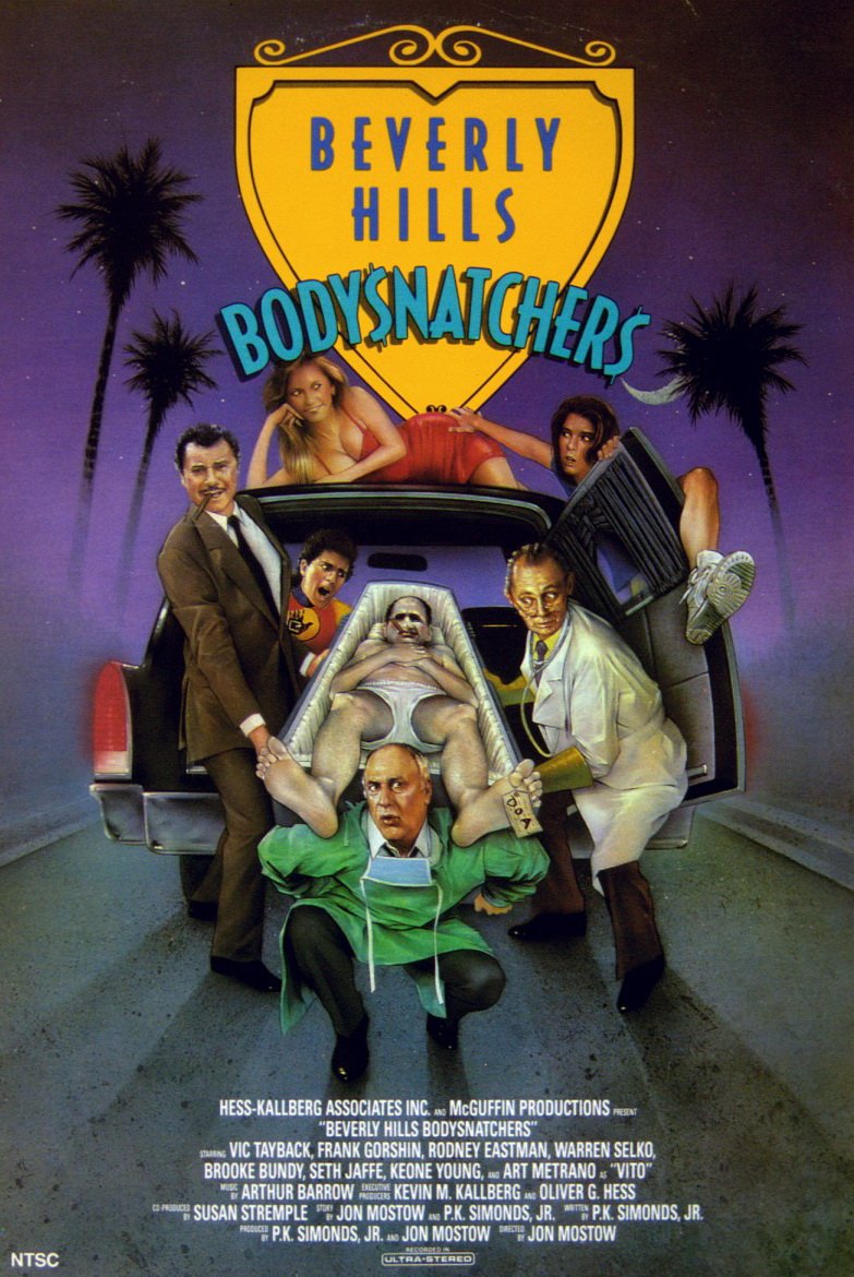 MGeeSpot's tweet image. #movies #Hollywood #snatched
BEVERLY HILLS BODYSNATCHERS (1989)
Directed by Jonathan Mostow.
Hollywood producers were so impressed by this madcap comedy masterpiece that they hired Mostow to direct more comedies like Breakdown, U-571 and Terminator 3: Rise of the Machines (?!)