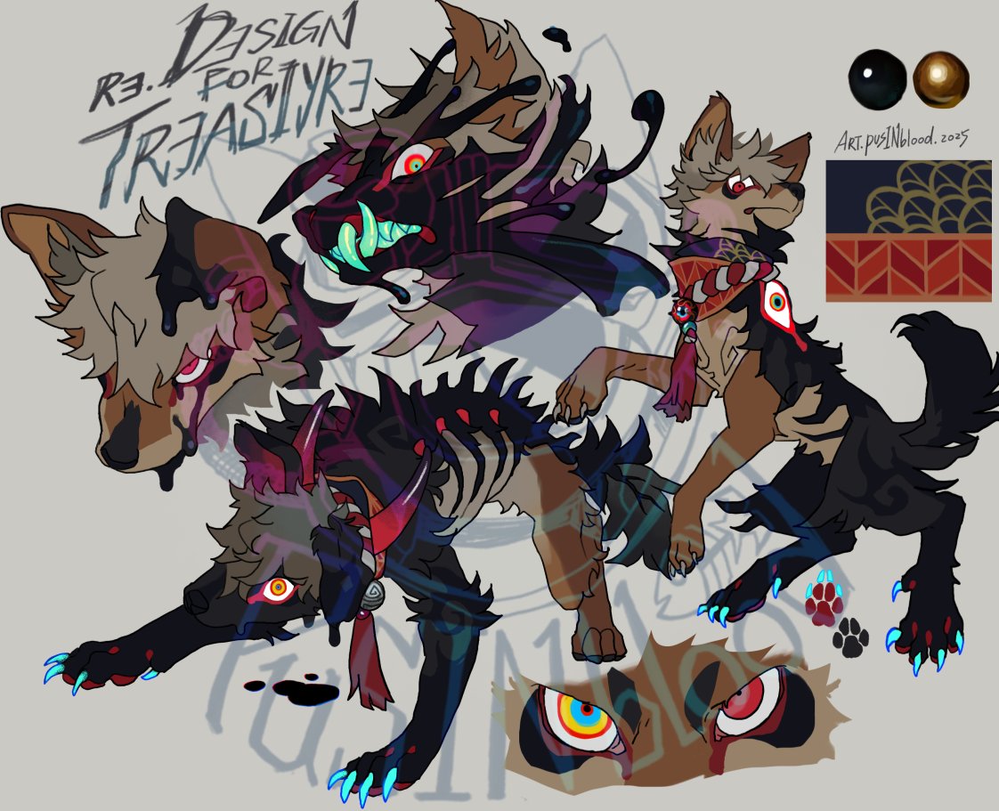 design Trade with Mada!
a demon/Oni Dog