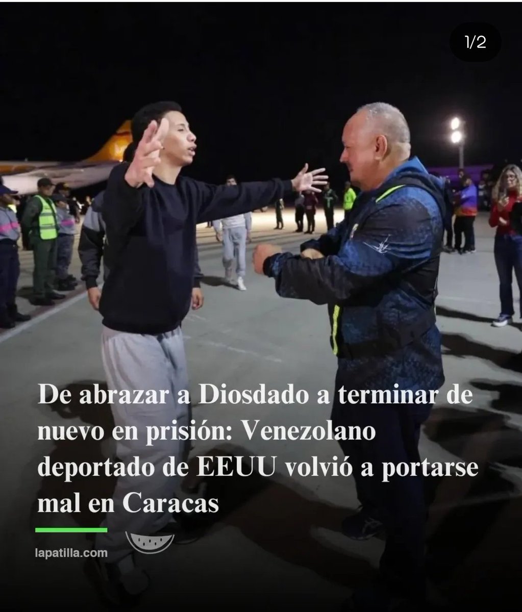amilcarrock's tweet photo. El ingeniero ferroviario y monaguillo que Diosdado Cabello abrazó con mucho amor y cariño y que por nada del mundo era malandros.

Terminó preso por malandro.

Esto es un 3 Doritos después muy rápido. https://t.co/TjFeGDP6Me