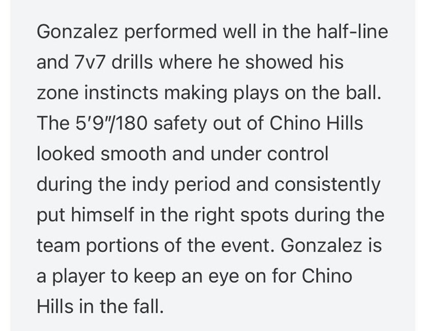 Nathan Gonzalez (@gnz0_) on Twitter photo Thank you <a href="/ZReyes_PRZ/">Zack Reyes</a> for writing this from <a href="/PrepRedzone/">Prep Redzone 🏈</a> Camp on Sunday (5/18/25)
<a href="/ChinoHills_FB/">Chino Hills HS Football</a> <a href="/prestige1sports/">Isaac espinoza</a> <a href="/PrepRedzoneCA/">Prep Redzone California</a> Thank you <a href="/ZReyes_PRZ/">Zack Reyes</a> for writing this from <a href="/PrepRedzone/">Prep Redzone 🏈</a> Camp on Sunday (5/18/25)
<a href="/ChinoHills_FB/">Chino Hills HS Football</a> <a href="/prestige1sports/">Isaac espinoza</a> <a href="/PrepRedzoneCA/">Prep Redzone California</a>
