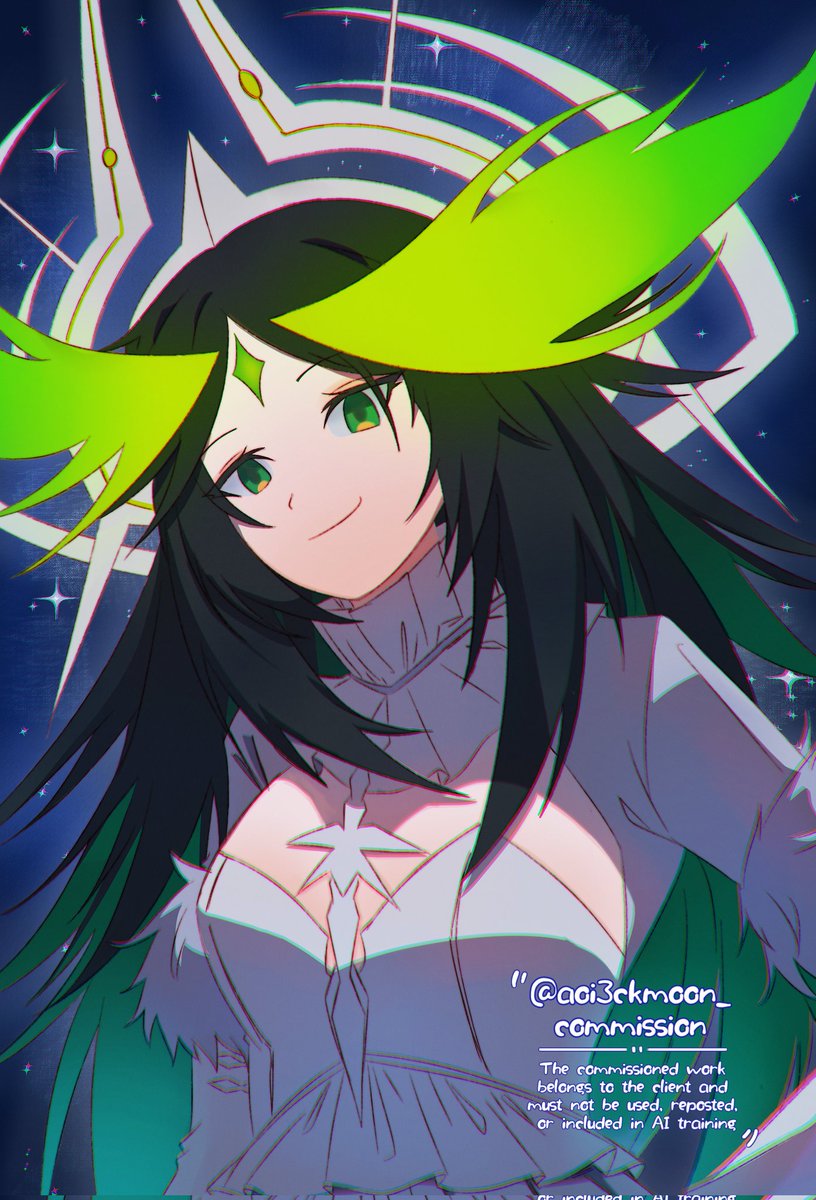 [💙🔁 are highly appreciated!]  

Astroea Commission 🌌 Thank you so much for your support, it truly means a lot to me!🙏✨️ 

My commissions are still open, and the discount is still available! Feel free to reach out if you're interested!

Vgen: vgen.co/aoi3ckmoon_