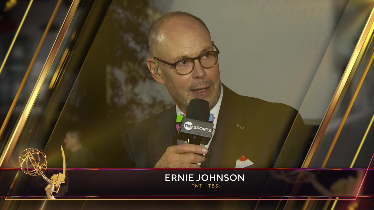 The Emmys (@theemmys) on Twitter photo The #SportsEmmys Award for Outstanding Personality/Studio Host goes to Ernie Johnson <a href="/TurnerSportsEJ/">Ernie Johnson</a> (<a href="/TNTSportsUS/">TNT Sports U.S. PR</a> <a href="/TBSNetwork/">TBS Network</a>). The #SportsEmmys Award for Outstanding Personality/Studio Host goes to Ernie Johnson <a href="/TurnerSportsEJ/">Ernie Johnson</a> (<a href="/TNTSportsUS/">TNT Sports U.S. PR</a> <a href="/TBSNetwork/">TBS Network</a>).